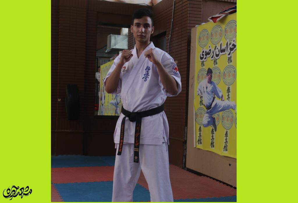 تلاش عضو تیم ملی کاراته نوجوانان برای قهرمانی در جهان