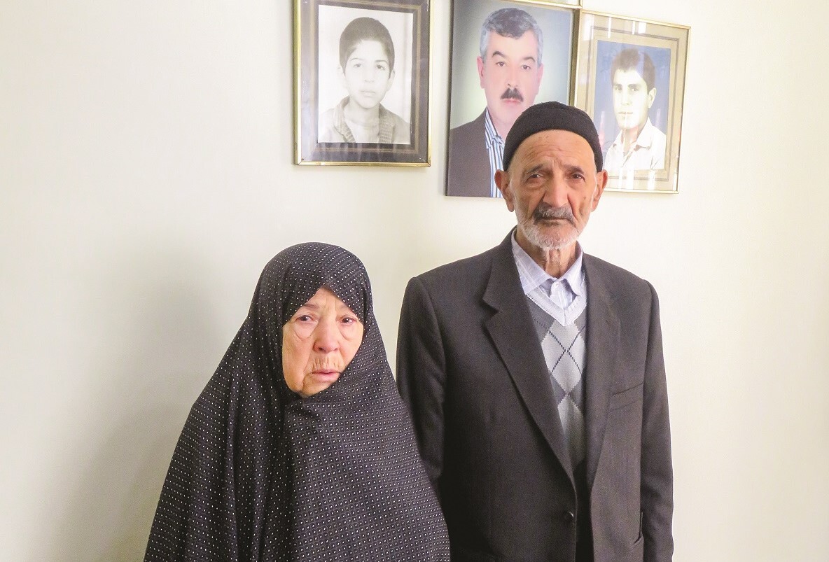 حاج علی‌اکبر حبیبی و همسرش