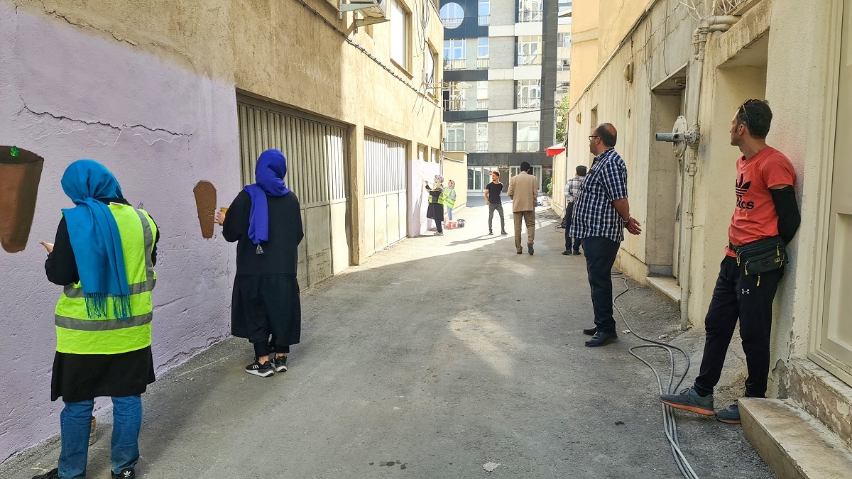 «کوچه رنگی» در کوهسنگی ۳۰ - محله بهشتی «کوچه رنگی» در کوهسنگی ۳۰ - محله بهشتی