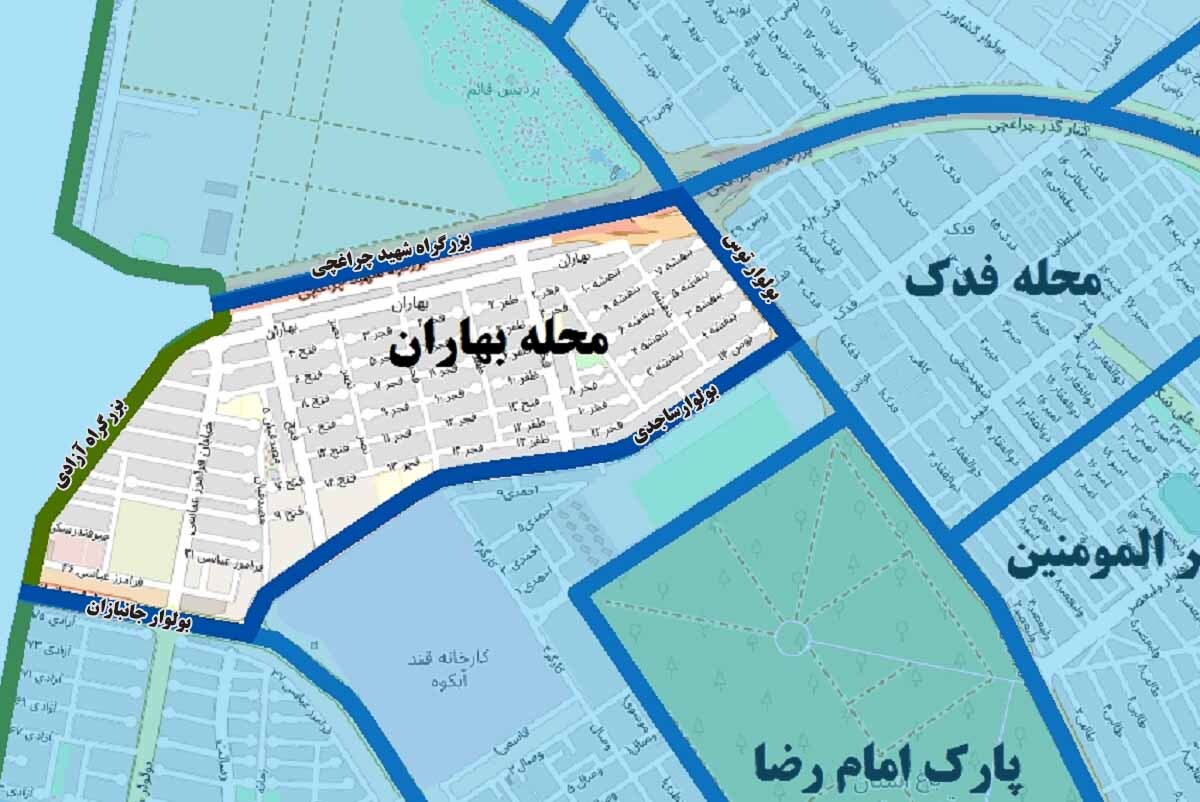 بهاران؛ محله‌ای با کوچه‌های هم‌وزن