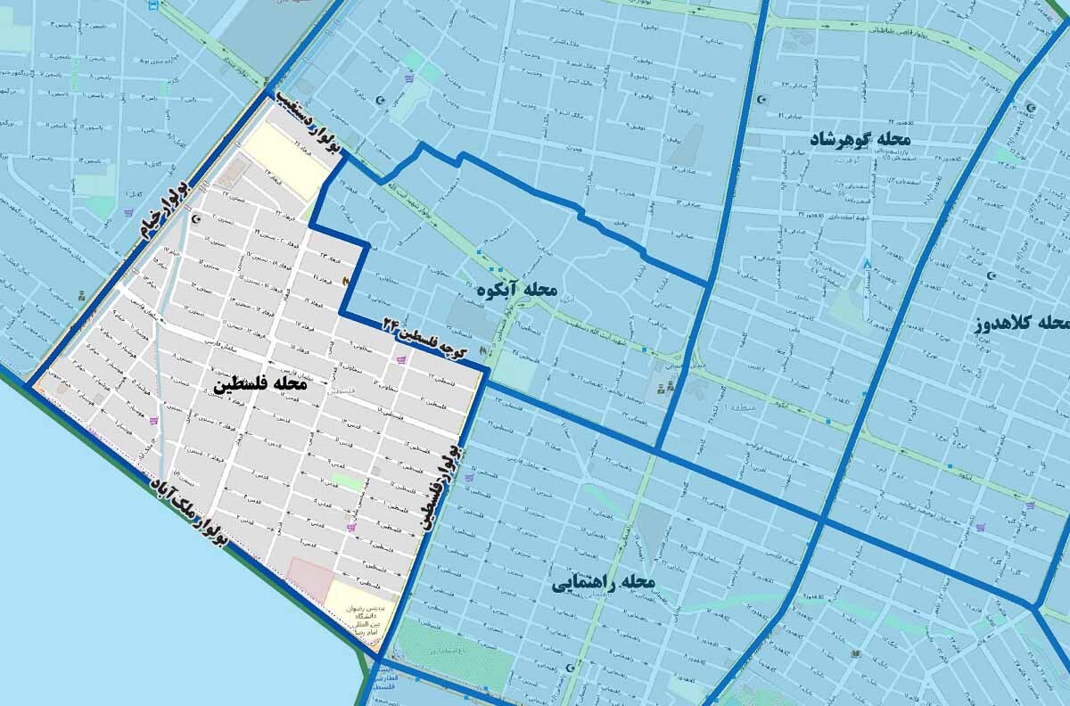محله فلسطین؛ کاخی که فروریخت و فلسطین شد محله فلسطین؛ کاخی که فروریخت و فلسطین شد