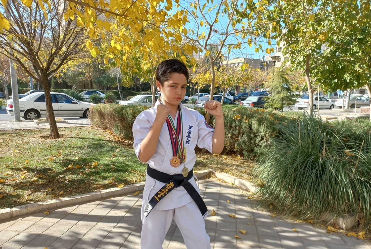 نوجوانی که با کاراته مهربان‌تر و صبورتر شد
