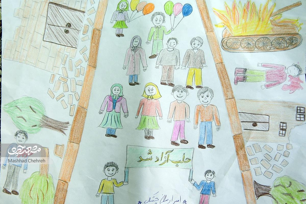 همدردی کودکان ایرانی با کودکان سوریه در طرح «از حرم تا حلب»