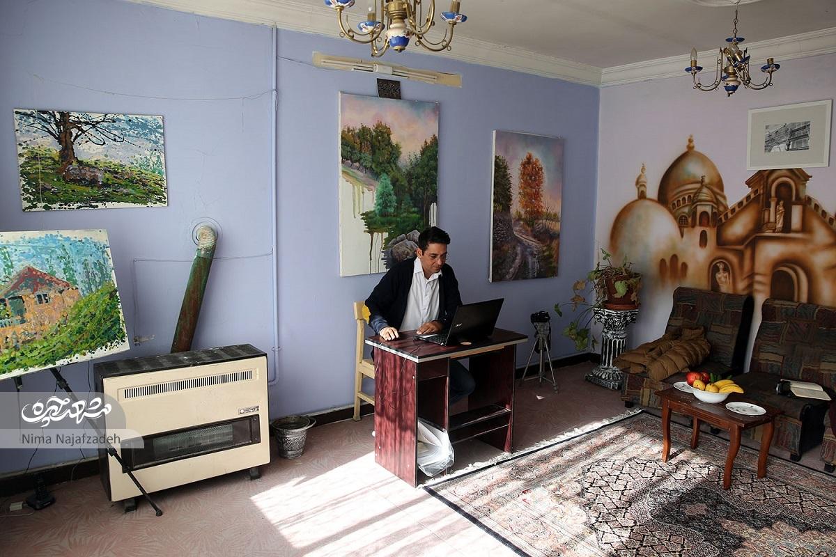 امید فارغ، هنرمندی که آثار هنری‌اش بر دیوارهای شهر خودنمایی می‌کند