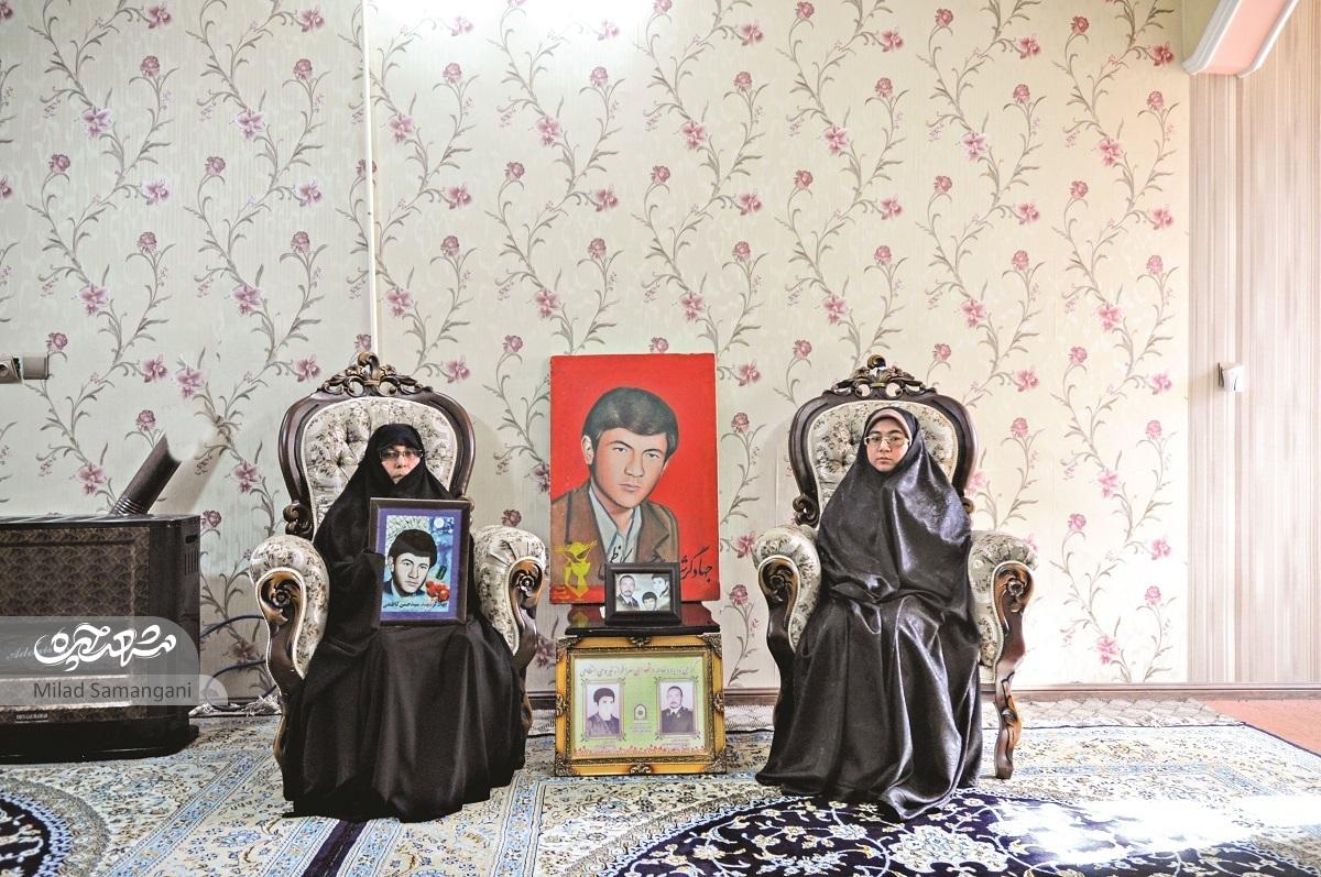 حمیده خانم سه عزیزش را در راه انقلاب از دست داده است