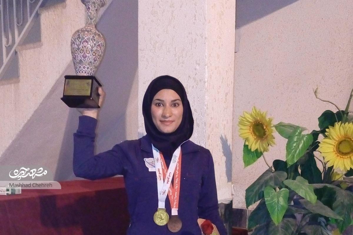 سمانه اکبرپور، بانوی قهرمان دوومیدانی کشورمان است