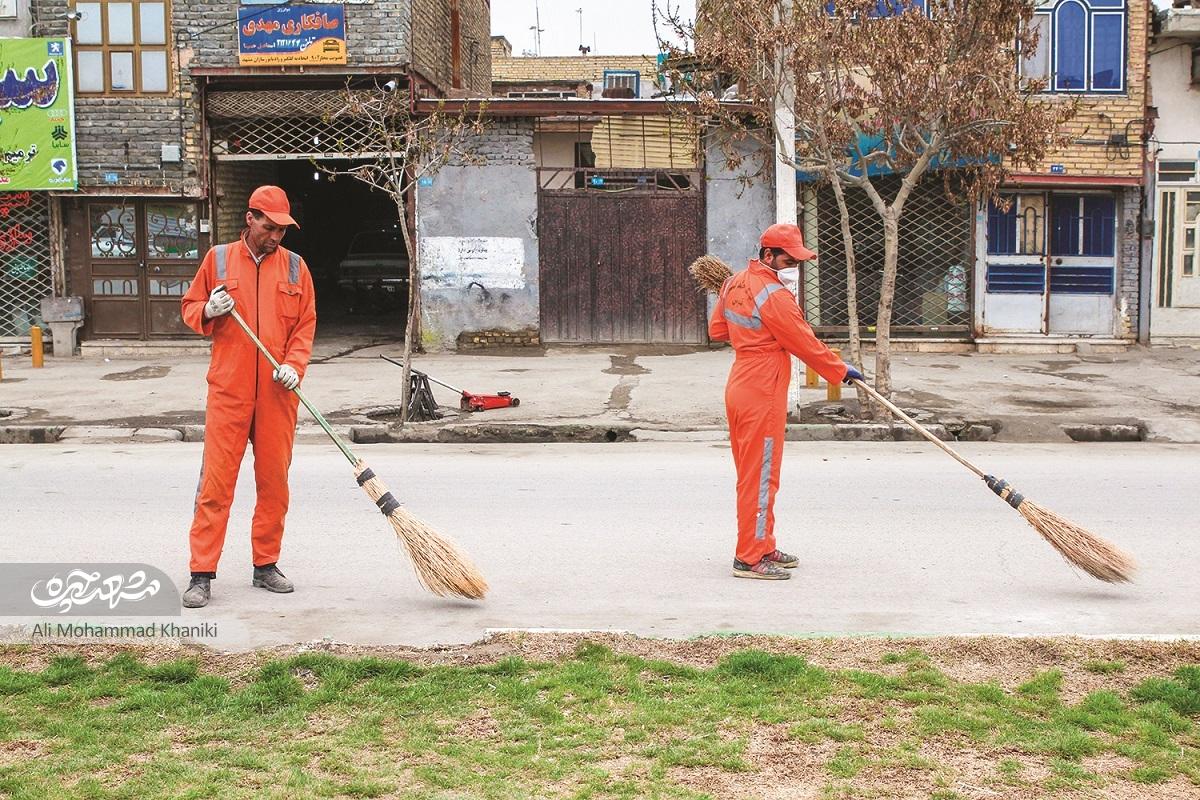 پاکبانان منطقه ۴ یک صدا میگویند: «ما مرد کاریم» پاکبانان منطقه ۴ یک صدا میگویند: «ما مرد کاریم»