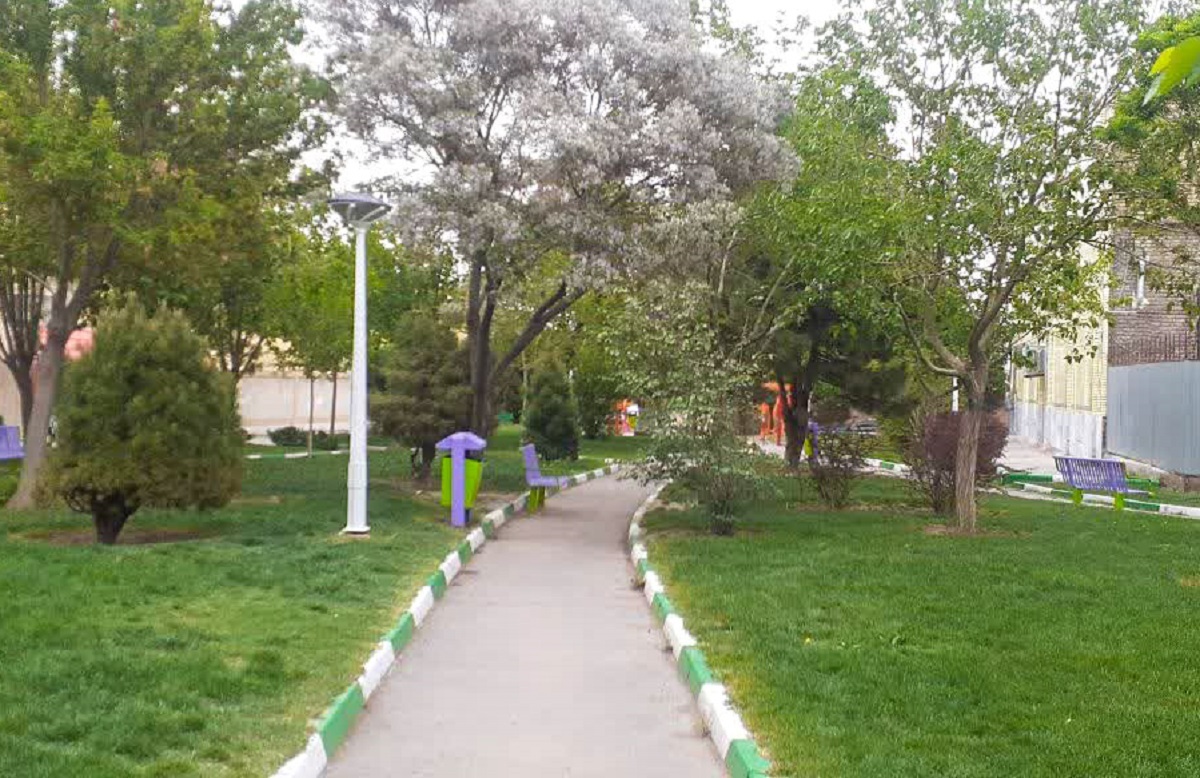معبری با خانههای یک شکل در ادیب معبری با خانههای یک شکل در ادیب