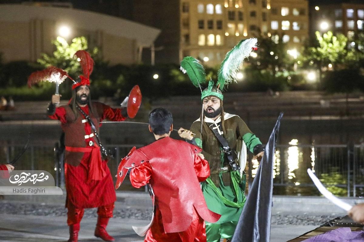 نمایش تعزیهخوانی در بوستان برکت نمایش تعزیهخوانی در بوستان برکت
