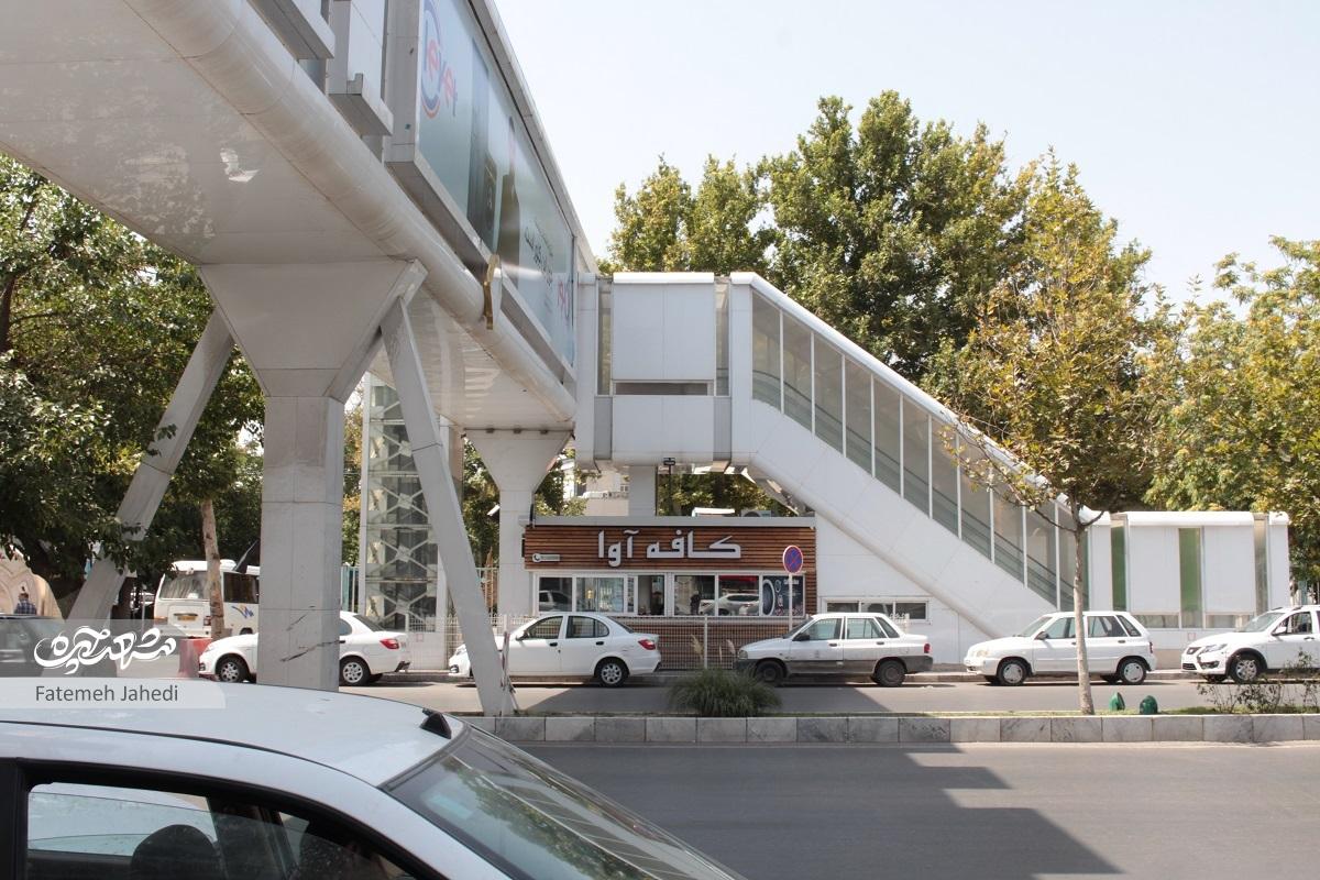 مصائب پیر شدن پل‌های عابرپیاده در مشهد