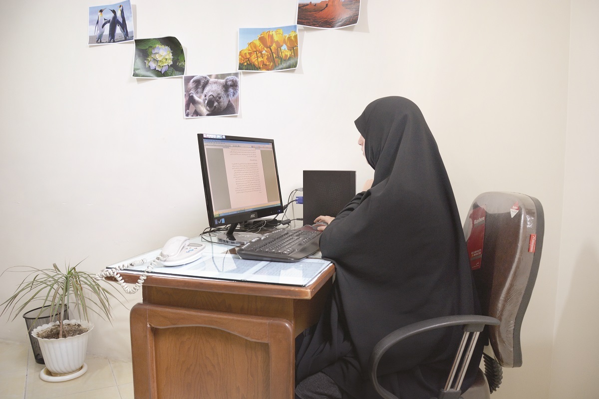 کار نیکوی بانو نیک در مدرسه علمیه حضرت خدیجه(س) 