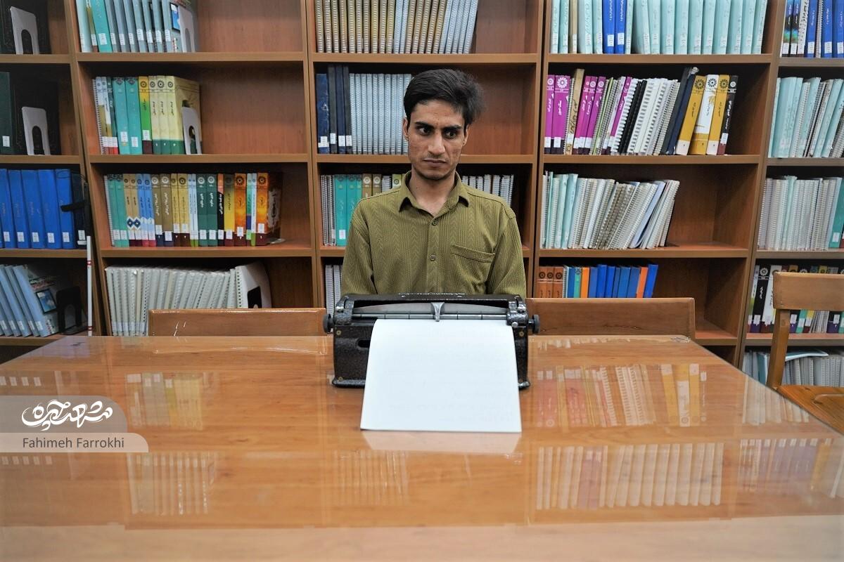 نابینایان کتابخانه دکترشریعتی خواسته‌اند که آدم های موفقی باشند