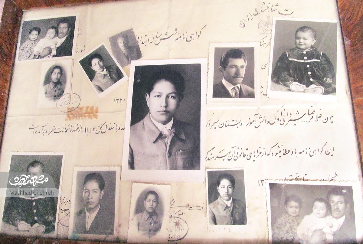 شاگرد چهارونیم‌ساله دبستان صابری