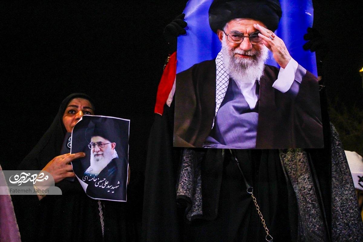 عزاداری روزه‌داران داغ‌دار برای شهادت آیت‌الله خامنه‌ای