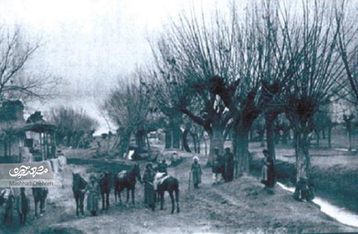 سیمای نهر خیابان مشهد تا پایان دوره قاجار سیمای نهر خیابان مشهد تا پایان دوره قاجار
