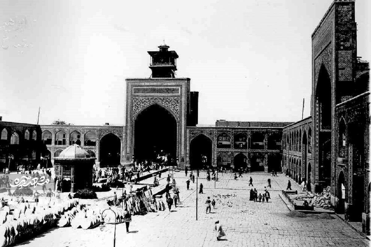 سیر تاریخی مرمت صحن انقلاب اسلامی، به روایت تصاویرعتیق در گذر زمان