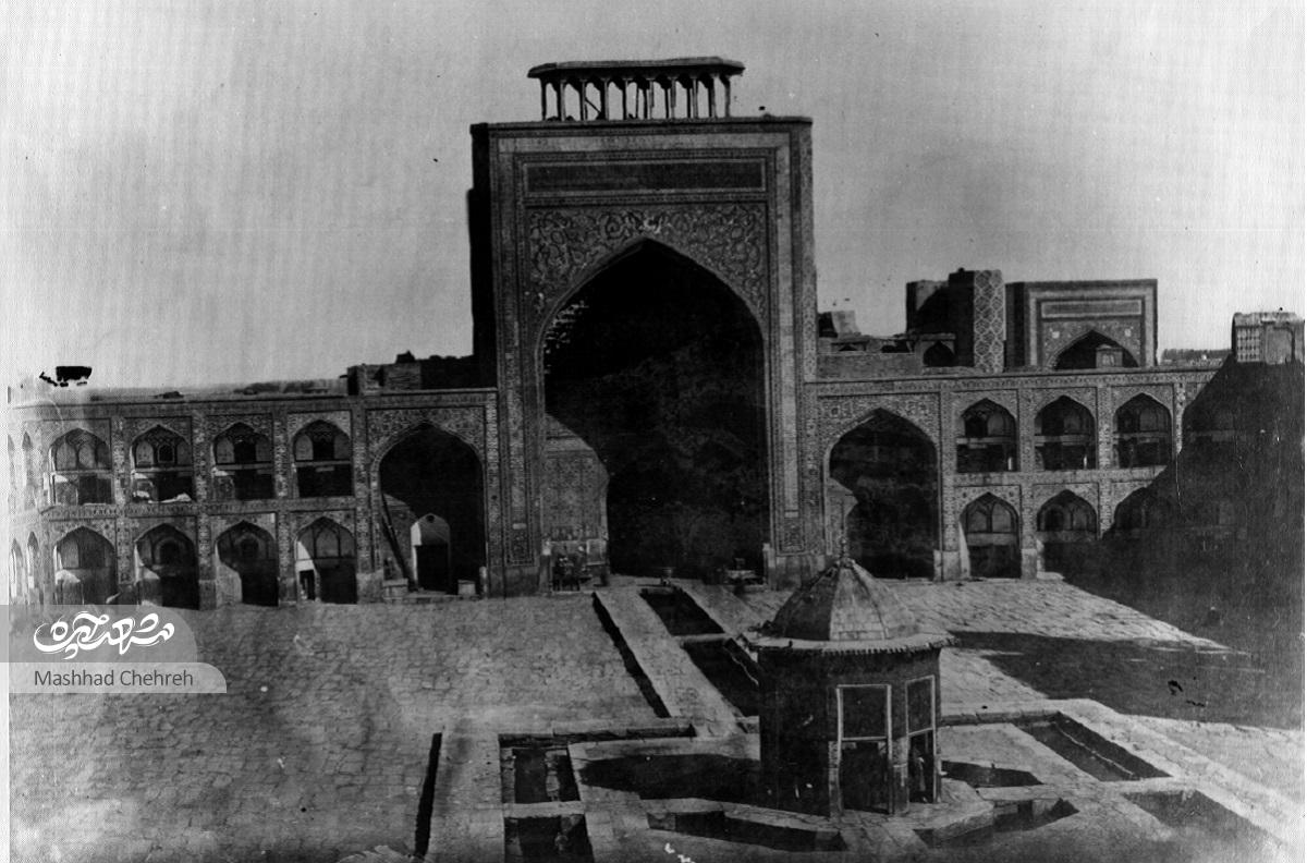 سیر تاریخی مرمت صحن انقلاب اسلامی، به روایت تصاویرعتیق در گذر زمان