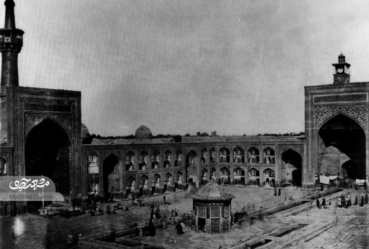 سیر تاریخی مرمت صحن انقلاب اسلامی، به روایت تصاویرعتیق در گذر زمان
