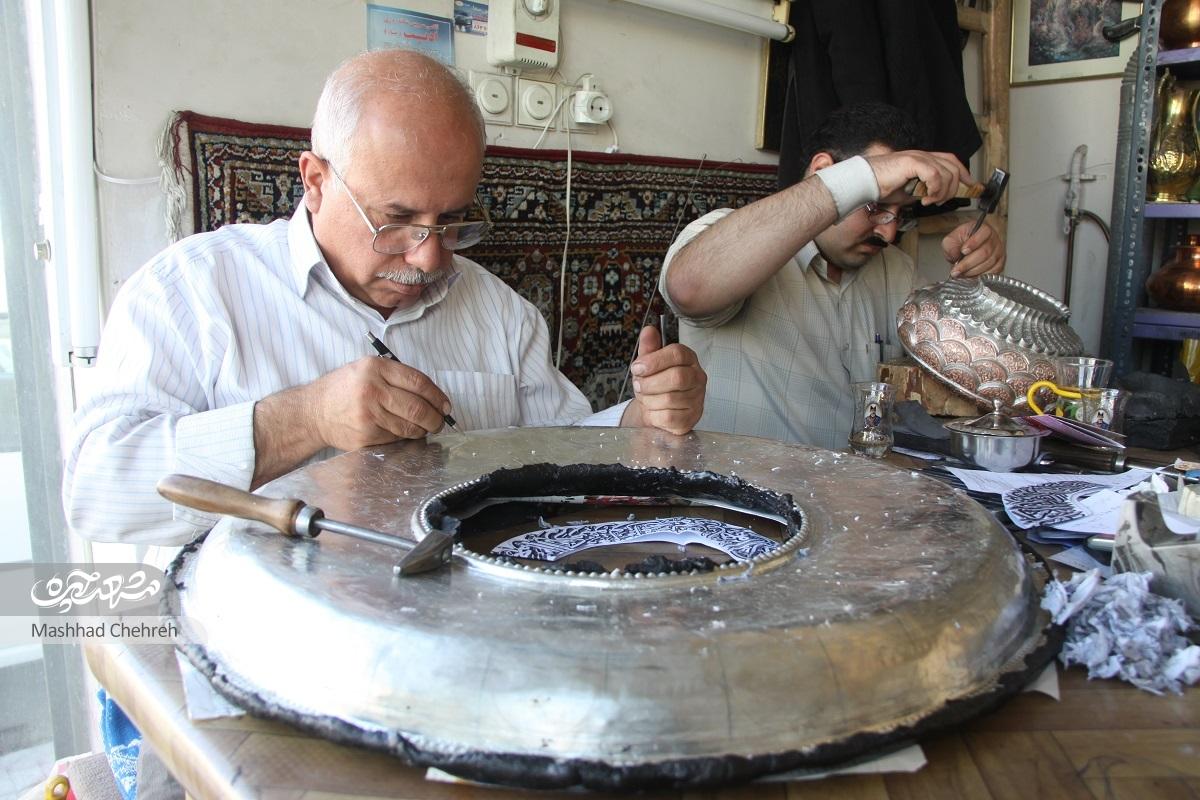 قلمزنی؛ میراث خانوادگی سیدجعفر قوامیاصفهانی است قلمزنی؛ میراث خانوادگی سیدجعفر قوامیاصفهانی است