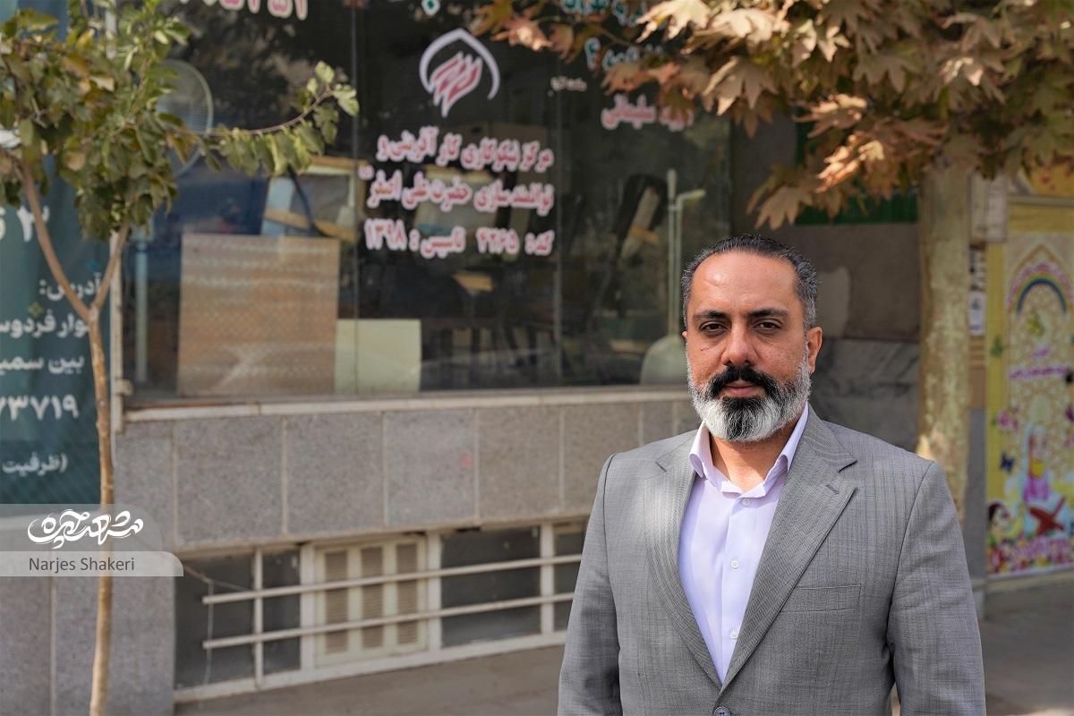 مشارکت اجتماعی بیشتر، محلهای بهتر شعار سیدمحمد محمدی مشارکت اجتماعی بیشتر، محلهای بهتر شعار سیدمحمد محمدی