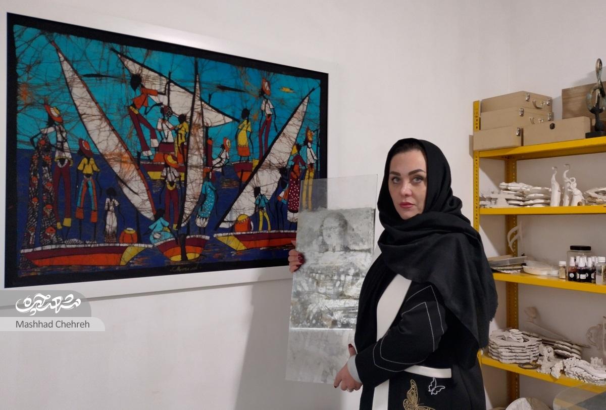 شیما شهلایی؛ هنرمندی که «باتیک آفریقایی» را بومی‌سازی کرده است