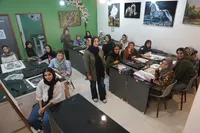 همدلی هنرمندانه دختران محله خواجه‌ربیع با شهیدان
