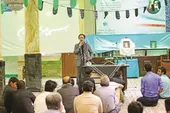 ۲۵ سال سیاه&zwnj;پوشی مسجد جفایی در بزرگداشت رهبر انقلاب