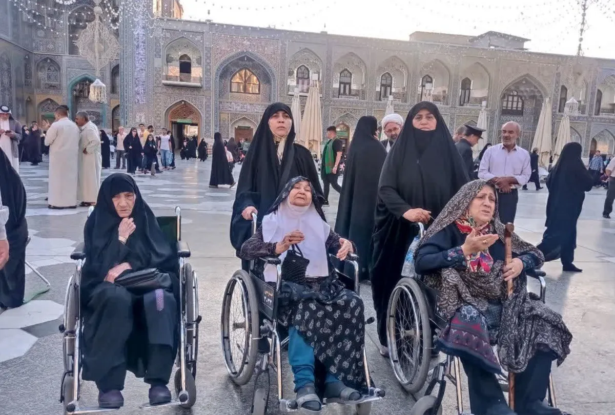 خادمان بیت‌المهدی(عج) بانی زیارت توان‌یابان و سالمندان
