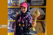 هنر طلایی ترنم تقی&zwnj;زاده در رشته شنای هنری