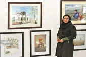 نقش &laquo;نگاه&raquo; یک مادر روی بوم نقاشی