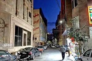 رد باغ ویسی در کوچه «مهرافروز»