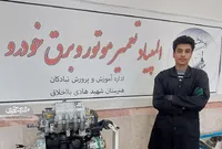 امیررضا طالبی؛ شاگرد مکانیکی که بر سکوی المپیاد ایستاد