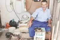 فیروزه‌تراشی هنر خانوادگی حاج‌غلامعلی و پسرانش است