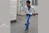اهالی محله ایثار «جواد جوان‌مقدم» را با اسکیت می‌شناسند