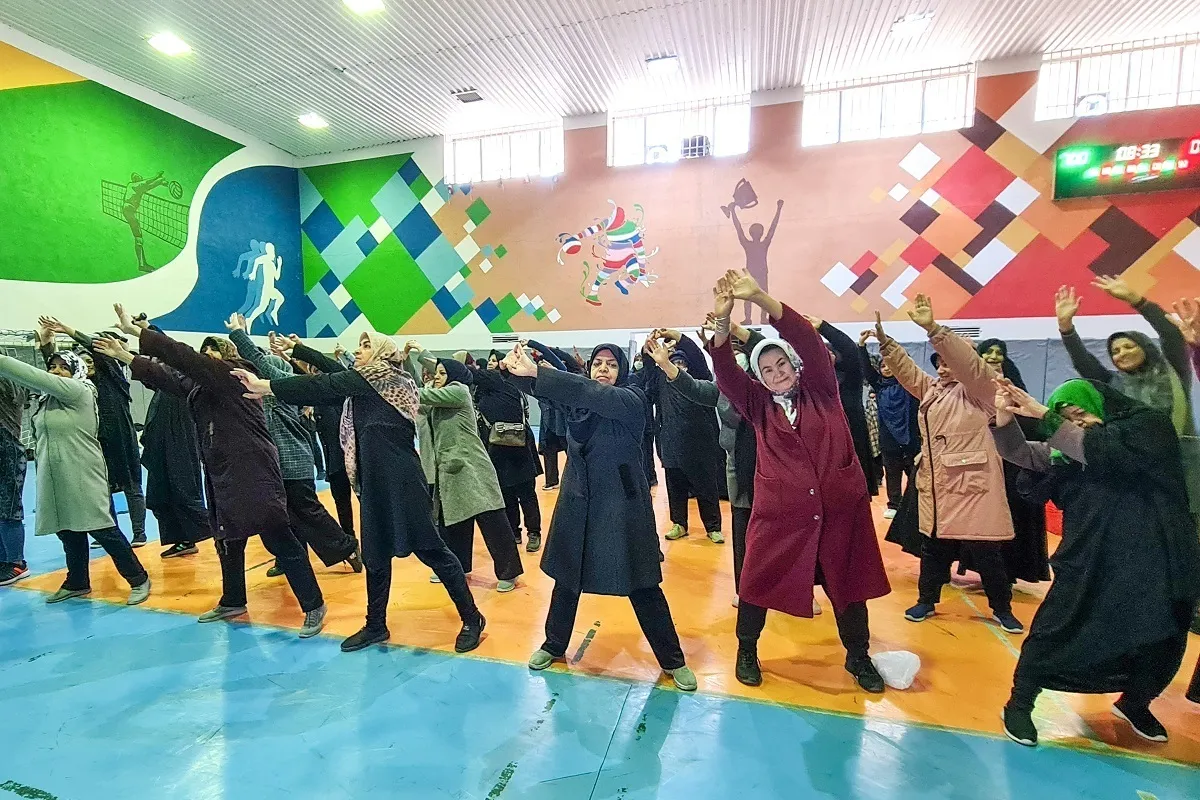 قدیمی‌ترین کلاس ورزشی بانوان در شیرودی