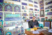 120 سال کاشی&zwnj;&zwnj;کاری در خاندان &laquo;قدس&raquo; ادامه دارد