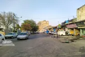 کوچه درمانگاه تامین اجتماعی در محله حسین&zwnj;آباد