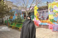 چهل سال معلمی خانم کاشانی