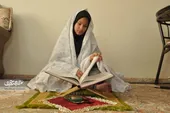 نازنین ۱۳ ساله، ۷ جزء قرآن را حفظ کرده است