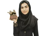 موفقیت نقاشی دختر پشت پنجره فولاد، لطف امام رضا(ع) بود
