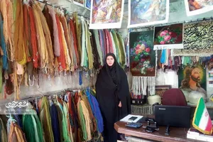 آوازه هنر قالی‌بافی حبیبه خانم تا ژاپن هم رفته است!