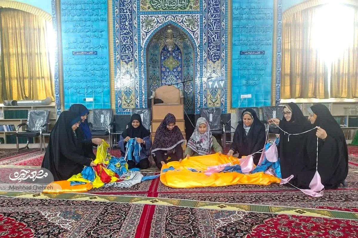 دختران «شمسا» هرماه، مسجد امام حسن‌عسکری(ع) را غبارروبی می‌کنند