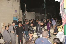 طبل زنان خوزستانی در هیئت «حاجی چوبی»