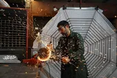 مهارت&zwnj;آموزی نوجوانان در کارگاه مجتبی قالیشویان