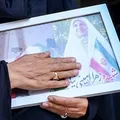 زهرا امینی‌نیا در آغوش پرچم آرام گرفت