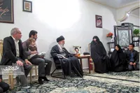 روایت فرزند شهیدبابانظر از یک ساعت میزبانی از رهبر شهید