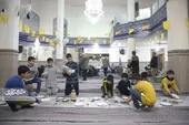 افطاری دسته جمعی اهالی محله آب و برق