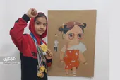 ۱۰ مدال رنگارنگ ثمره تلاش دختر رزمی&zwnj;کار