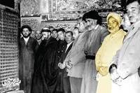 گنبد طلای حرم مطهر امام رضا(ع) یادگار طلایی حبیب‌الله بنای رضوی است