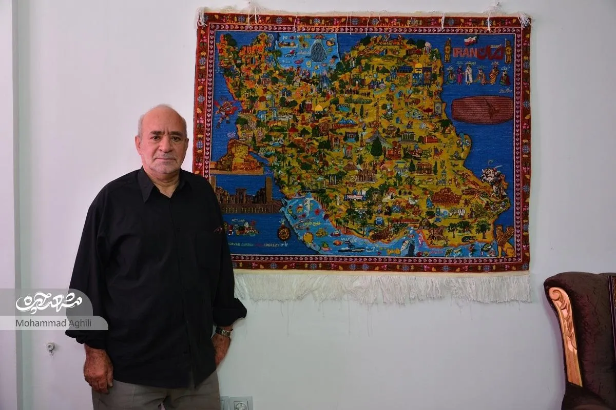 تابلو فرش ایران به روایت علی ذریه‌